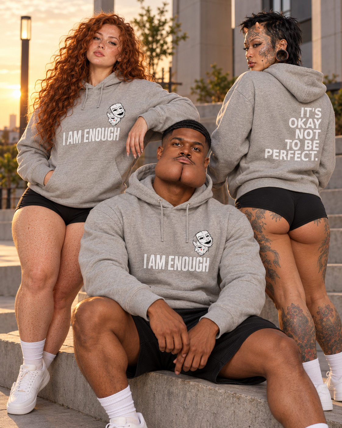 RAW III – I Am Enough Hoodie