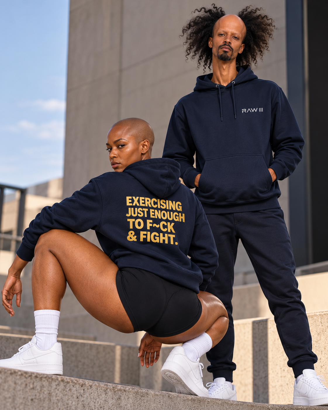 RAW III – Exercising Just Enough Hoodie